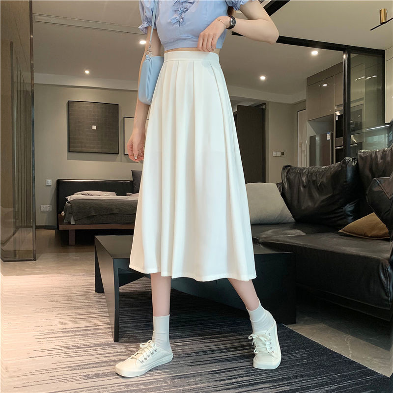 Chân Váy Chữ A Lưng Cao Xếp Ly Xinh Xắn Dành Cho Nữ 2021 đầm xếp váy xếp li chân váy xếp ly váy xếp ly chân váy xếp ly