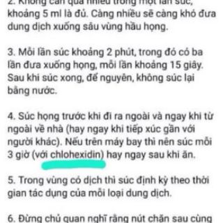 Nước xúc họng medoral
