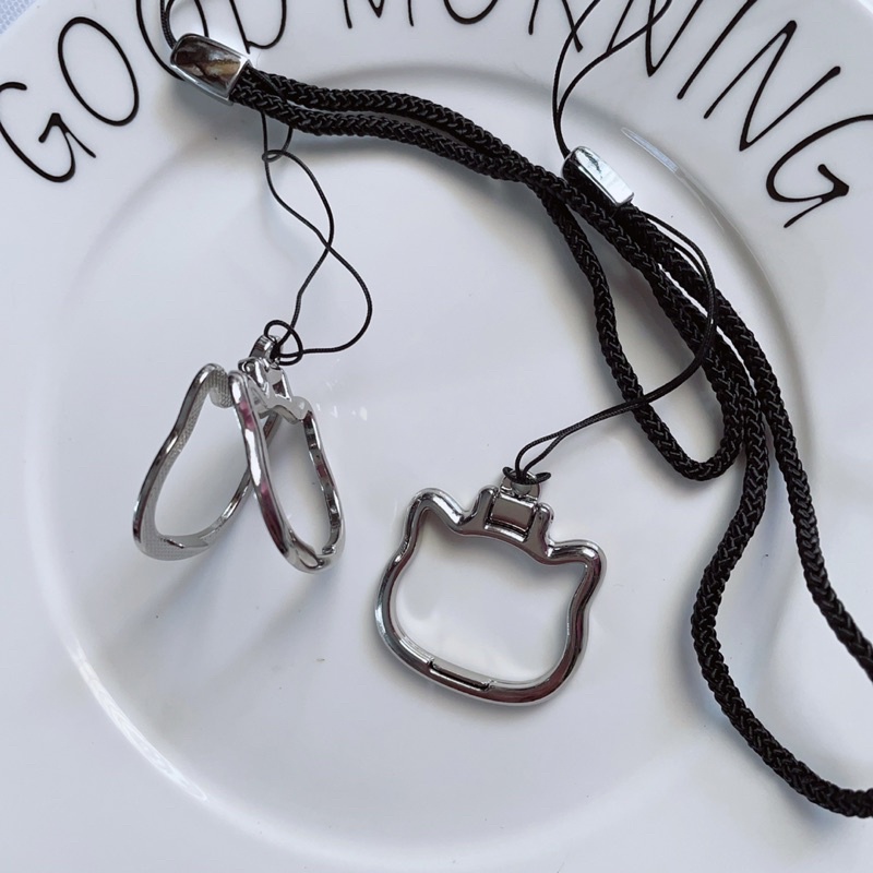 Móc Khoá Móc Ốp Lưng Kèm Giá Đỡ Điện Thoại Mini Hình Kitty Tiện Lợi