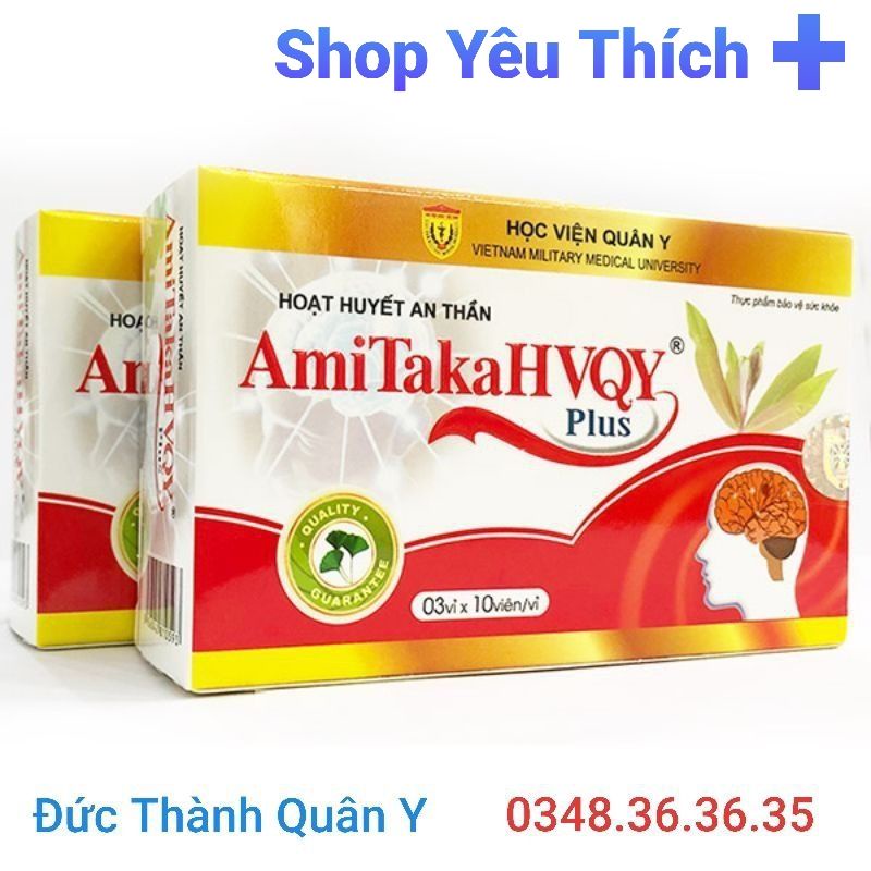 Hoạt Huyết An Thần AmiTaka Plus - Học viện Quân Y