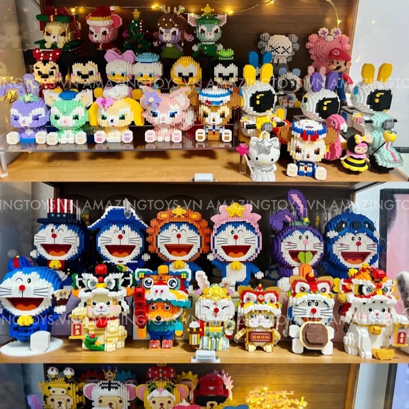 Mô hình lắp ráp nhân vật hoạt hình đáng yêu, dễ thương, giá siêu rẻ