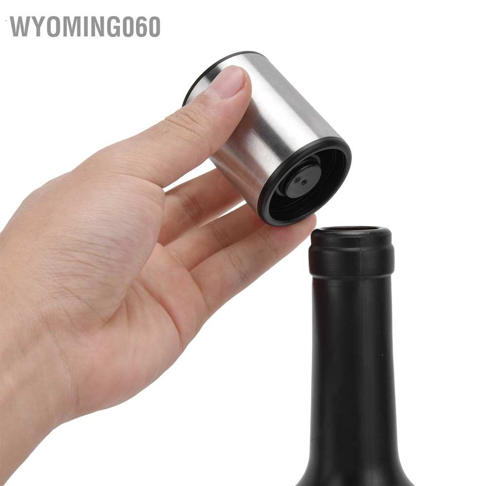 Nút đậy chai rượu bằng thép không gỉ bền nhỏ gọn cho rượu vang