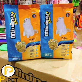 Thức ăn hạt cho mèo mọi lứa tuổi Minino Yum - Gói 350gr - P.Petshop