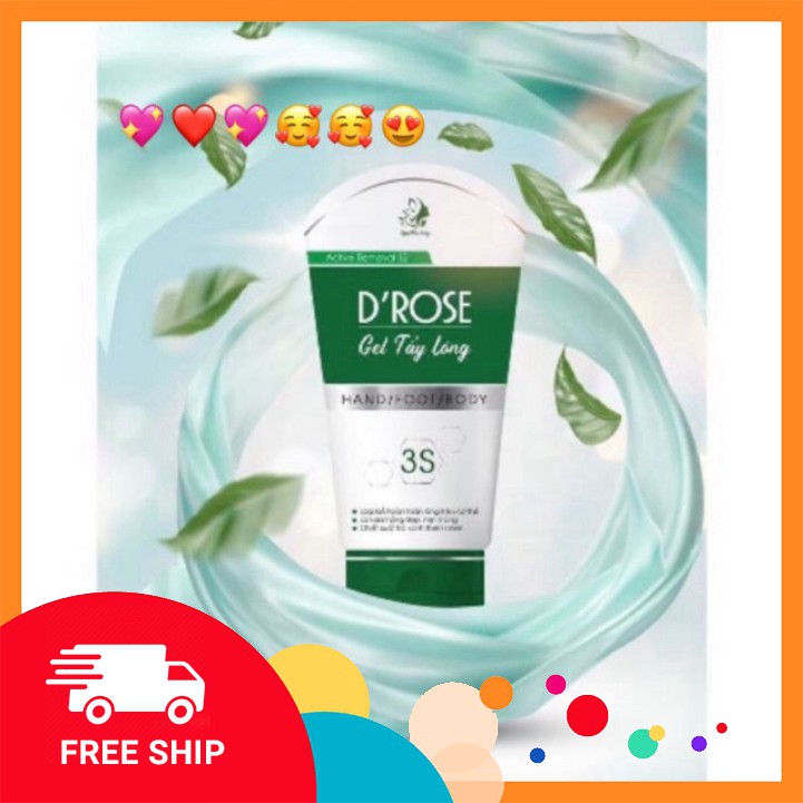 Gel tẩy lông Drose KHÔNG ĐAU KHÔNG RÁT