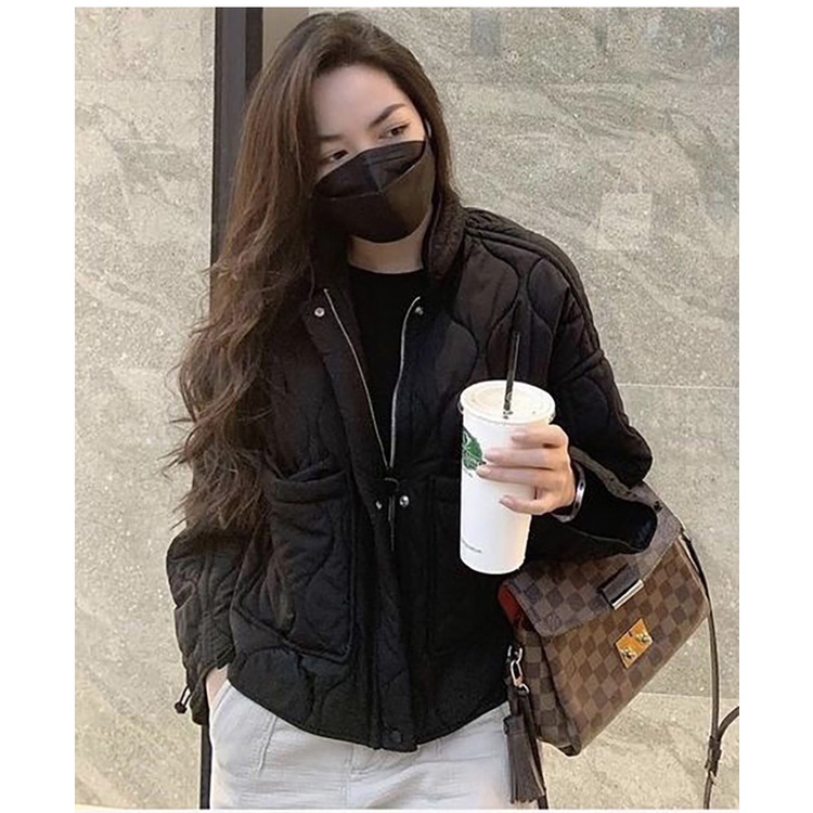 ÁO KHOÁC PHAO ZARA XUẤT DƯ TUỒN CHẦN BÔNG CÓ TÚI MÀU NÂU/ĐEN - 2969/046