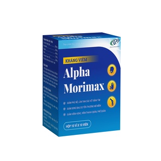 Alpha Moriamax hộp 100 viên – Hỗ trợ giảm viêm nhiễm, giúp giảm phù nề, làm tan các vết thương, vết bầm tím chấn thương
