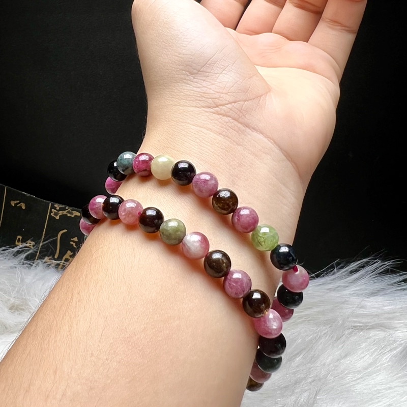 Vòng tay tourmaline 6-6.5 li