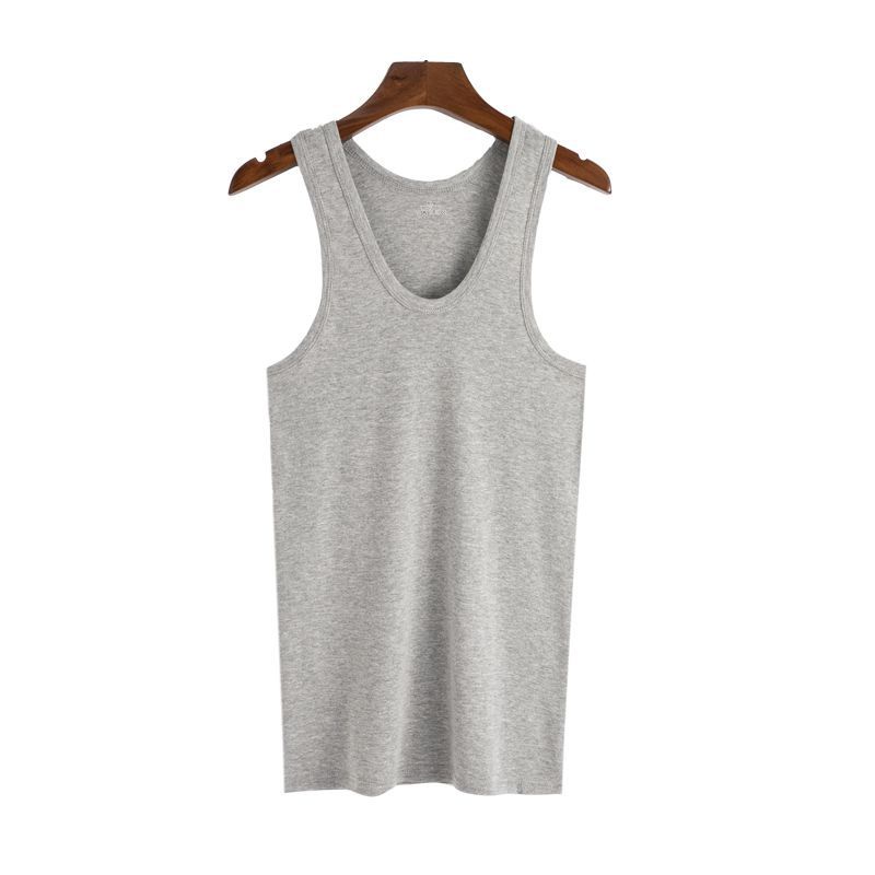 Áo Ba lỗ Thun Nam Gân Cotton Màu Trắng Đen Dáng Ôm Dành Cho Giới