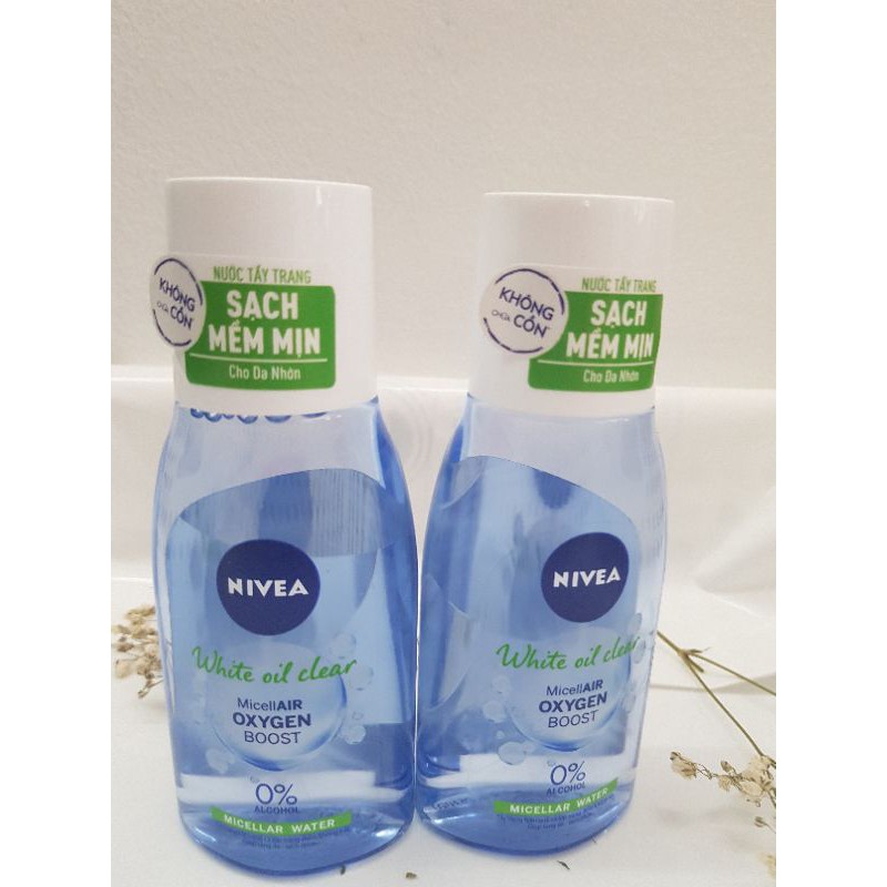 NƯỚC TẨY TRANG NIVEA SÁNG DA CHO DA NHỜN MỤN