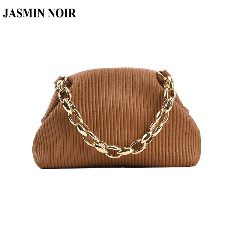 Túi Xách JASMIN NOIR PU Da Pu Phối Dây Xích Phong Cách Retro Cho Nữ