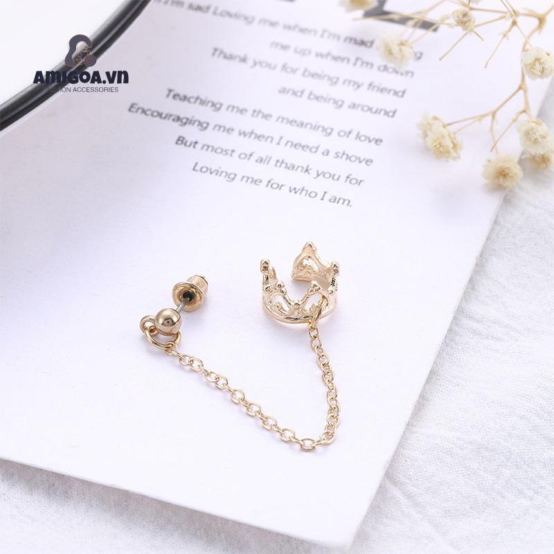 ✨✨Hoa Tai Hình Vương Miện Đính Đá Nhân Tạo Thời Trang