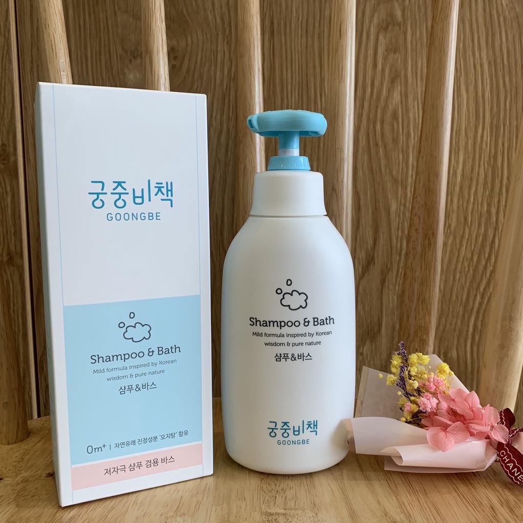 GOONGBE - Sữa tắm gội dành cho trẻ em top Bestseller Hàn Quốc- sữa tắm Hàn Quốc - SHOP MẸ MIN