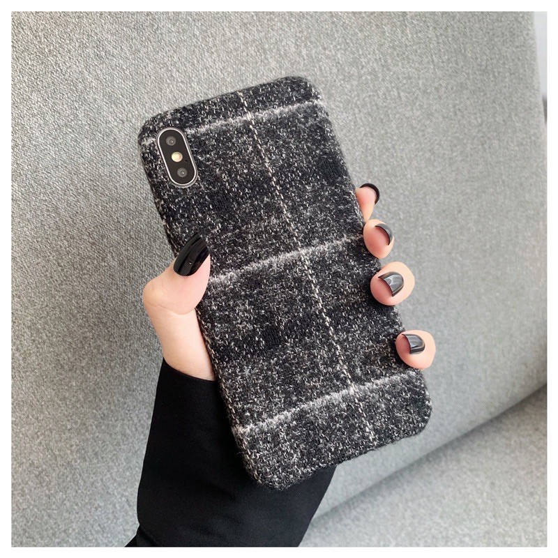 Ốp lưng iphone vải dạ 4 màu HOT TREND