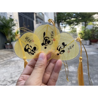 Lá bồ đề in chữ LỘC
