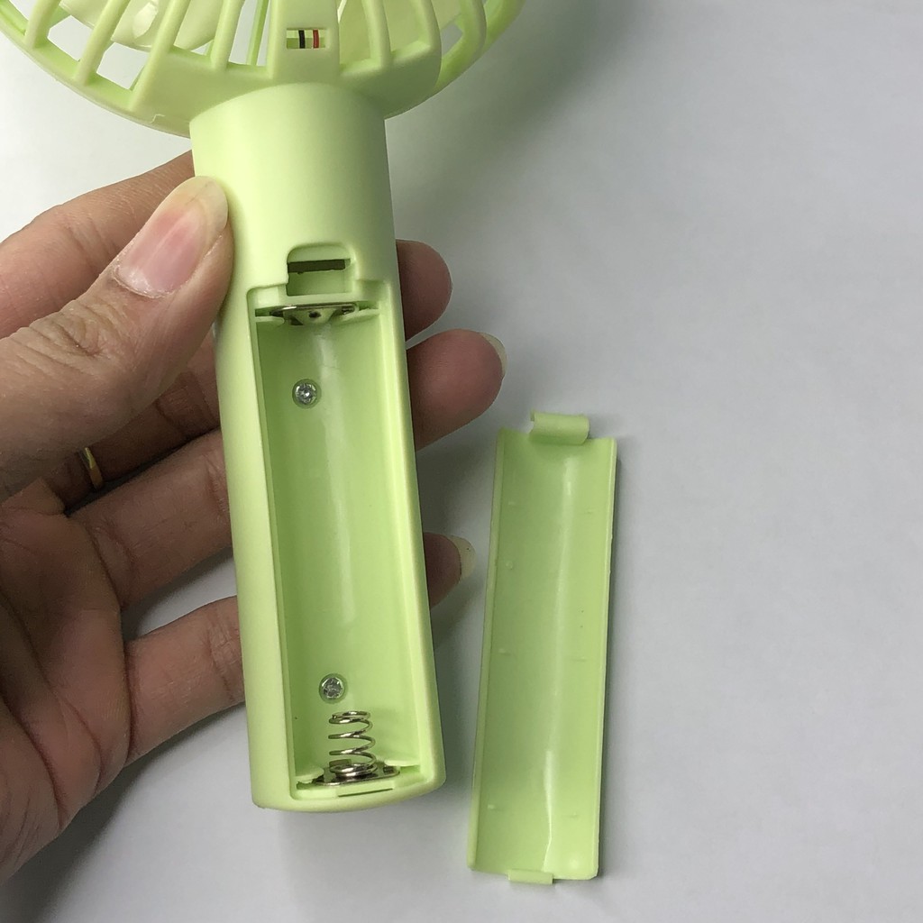 Quạt tích điện mini, quạt cầm tay pin sạc, có đế để trên bàn hoặc cầm di động DATA N9 | BigBuy360 - bigbuy360.vn