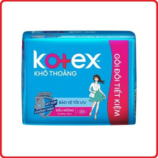Băng Vệ Sinh KOTEX Khô Thoáng 16 Miếng 23CM