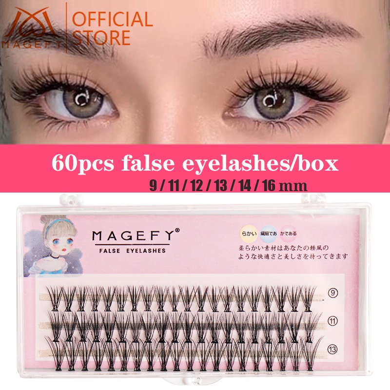 Hộp lông mi giả MAGEFY 6 size trang điểm chuyên nghiệp