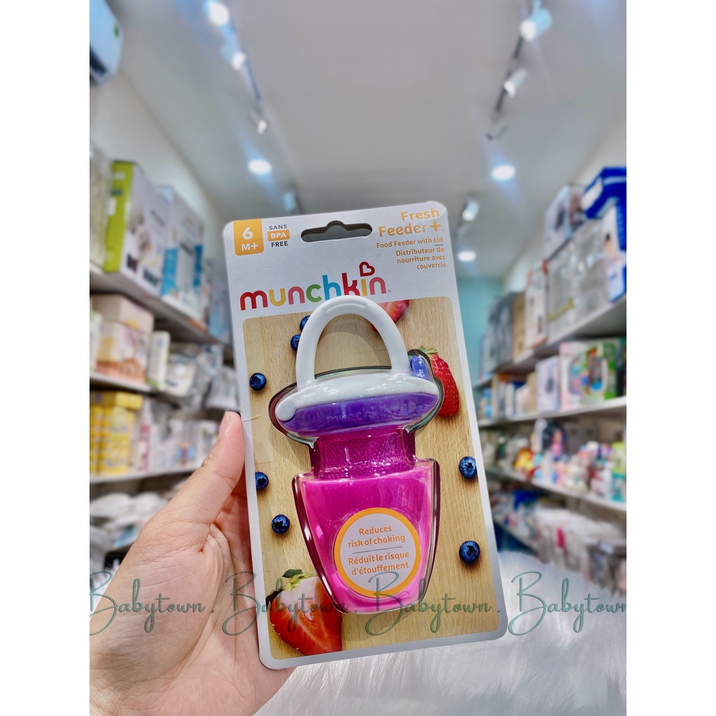TÚI NHAI CHỐNG HÓC SILICON, LƯỚI CÓ NẮP MUNCHKIN /  EMMAKIDS