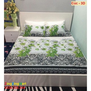 Combo 1 Bộ Ga + 2 Vỏ Gối Nằm (Nhắn Tin Chọn Mẫu)