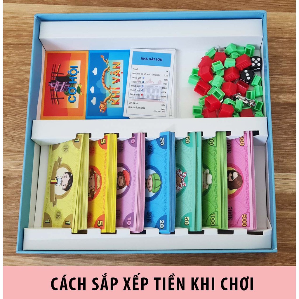 [COMBO 2 IN 1] Bộ đồ chơi giải trí cho trẻ em Cờ tỷ phú Monopoly + Ma sói Ultimate Deluxe giúp tư duy linh hoạt