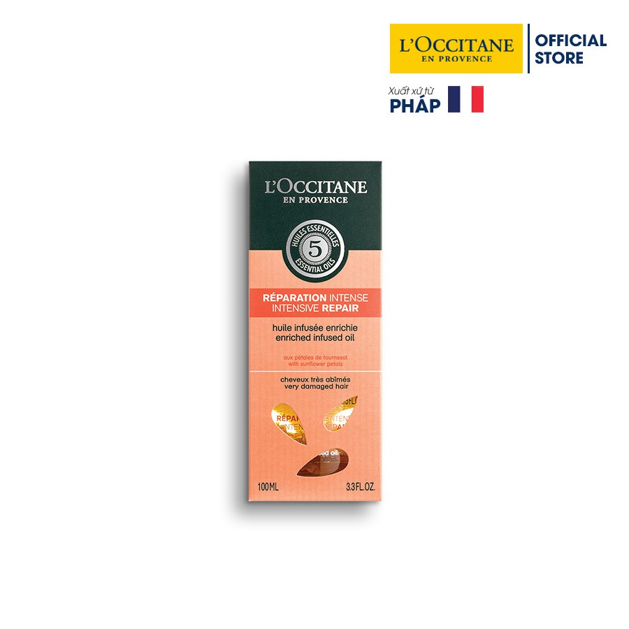 Dầu Dưỡng Chăm Sóc & Phục Hồi Tóc Chuyên Sâu - Aromachologie Intensive Repair Enriched Infused Oil 100ml | BigBuy360 - bigbuy360.vn