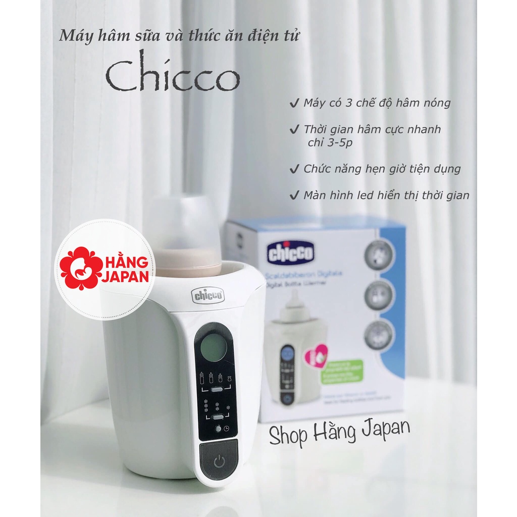 Máy hâm sữa và thức ăn điện tử Chicco 7390 Bảo hành chính hãng