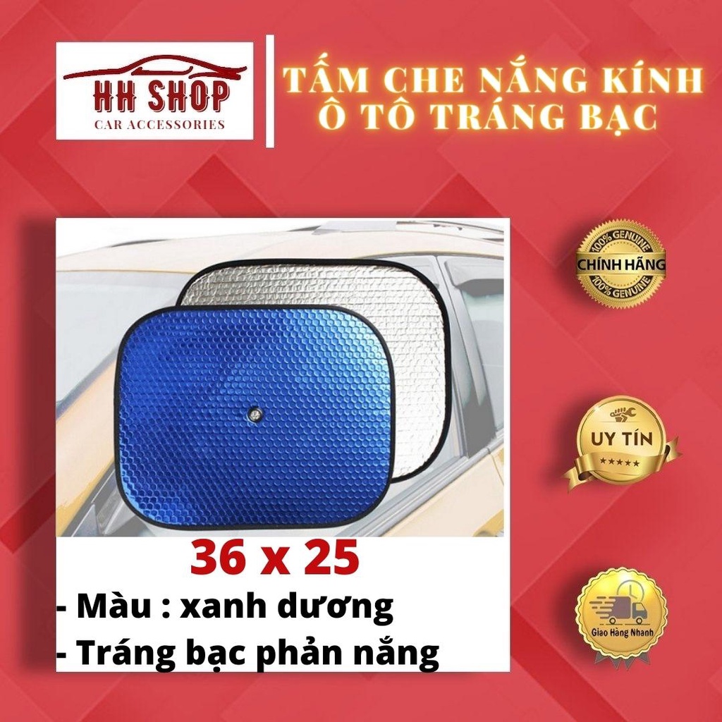 Miếng che nắng bên trong ô tô  XẢ KHO  Tấm che nắng Tráng bạc phản nắng - Bộ 6 tấm chắn nắng