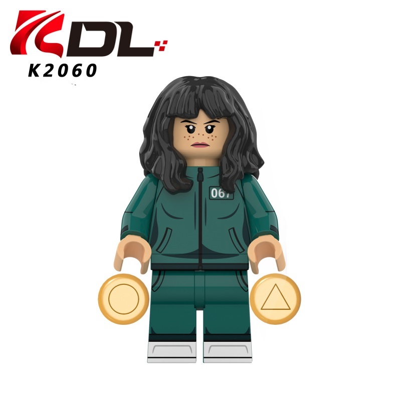 Đồ chơi lắp ráp trẻ em, trò chơi xếp khối hình con mực Squid game lego city lego minifigures