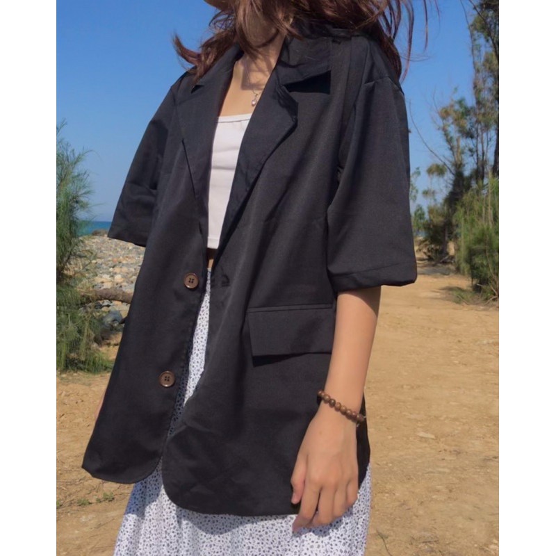 [ ẢNH THẬT ĐỘC QUYỀN MEGGIECLOSET] Áo vest dáng dài, tay ngắn ulzzang | BigBuy360 - bigbuy360.vn