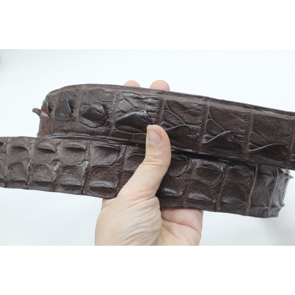 Dây Thắt Lưng, Dây Nịt Nam Gai Da Cá Sấu Bản 3.8cm Bản Liền Không Nối Sản Phẩm Kèm Mặt Khóa Cao Cấp Bảo Hành 12 Tháng