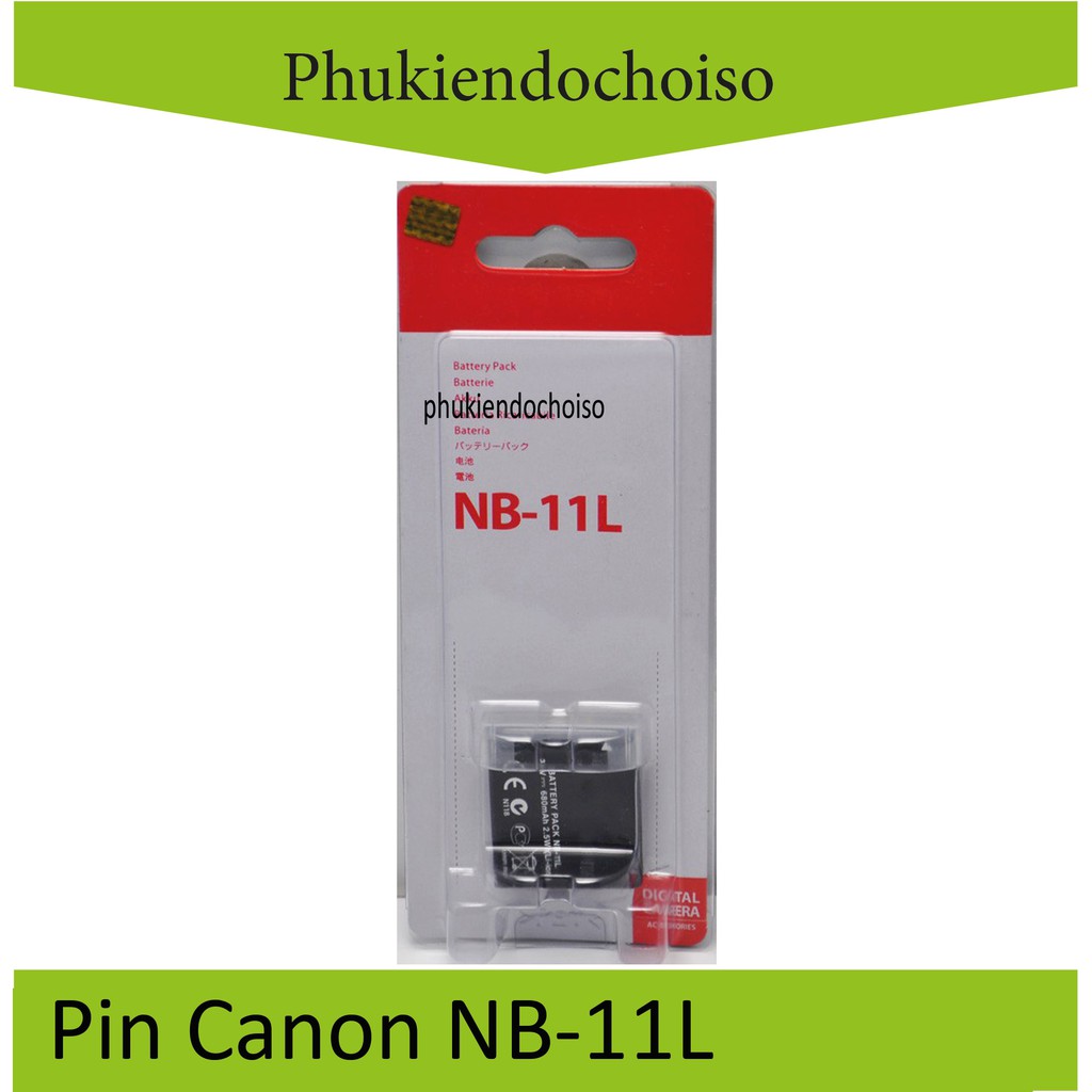 PIN MÁY ẢNH CANON NB-11L, DUNG LƯỢNG CAO