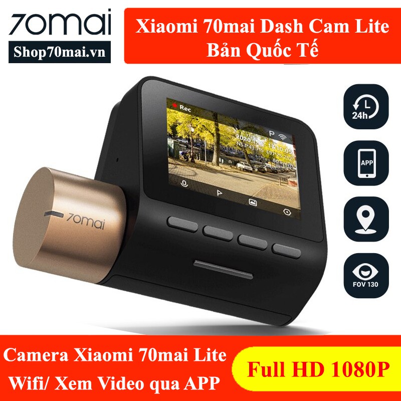 70mai lite Quốc Tế - Camera hành trình xiaomi 70mai lite