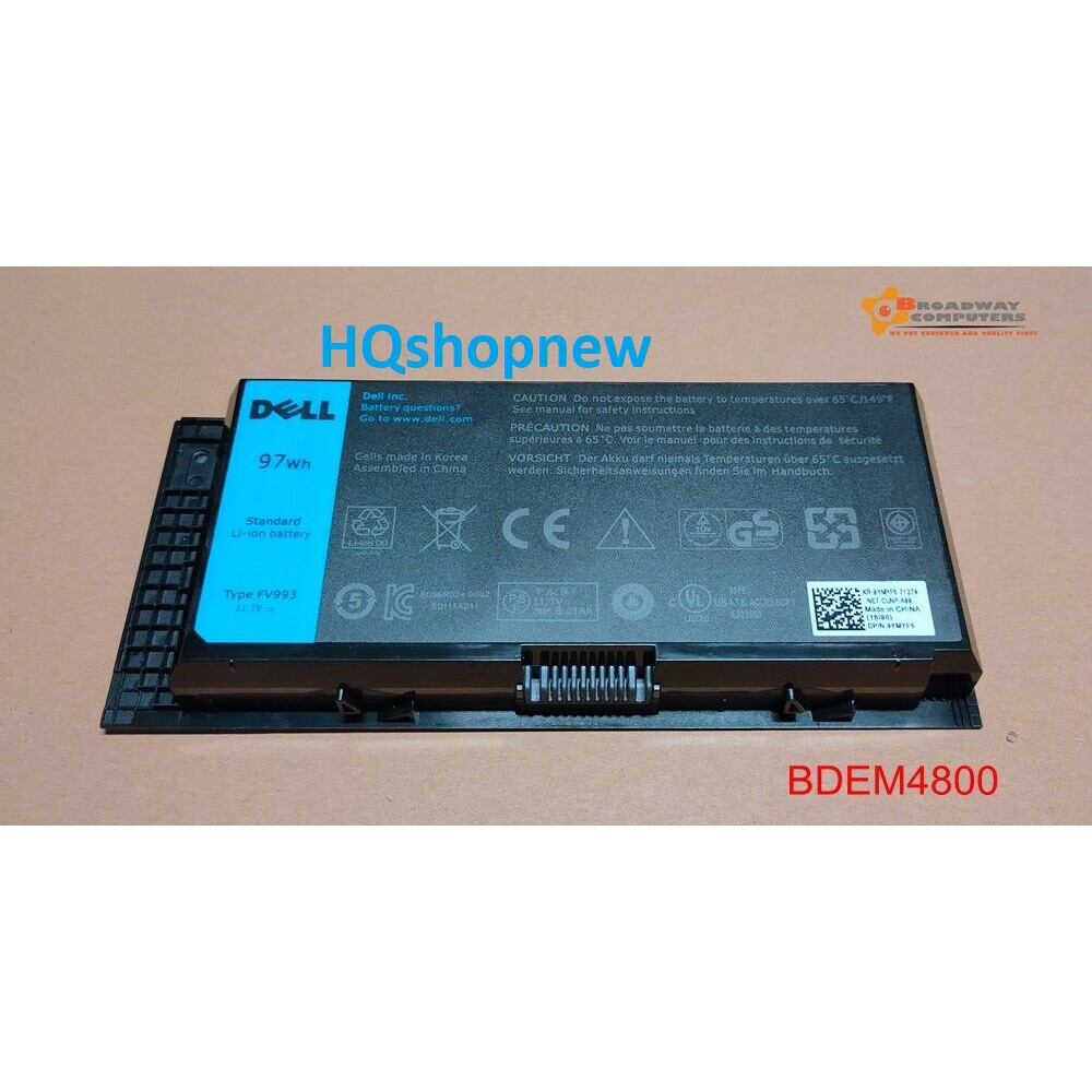 ⚡️[Pin zin] Pin laptop Dell Precision FV993 FJJ4W T3NT1 M50 Pin Zin