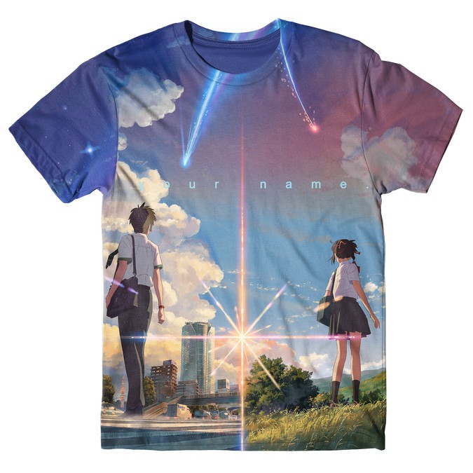 Áo Thun Họa Tiết Anime Your Name / Kimi No Na Wa Độc Đáo