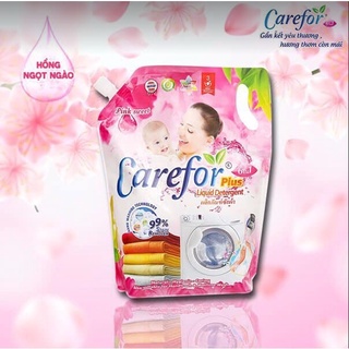 Nước giặt xả vải Carefor dạng túi Thái Lan 2000ml plus 6 in 1
