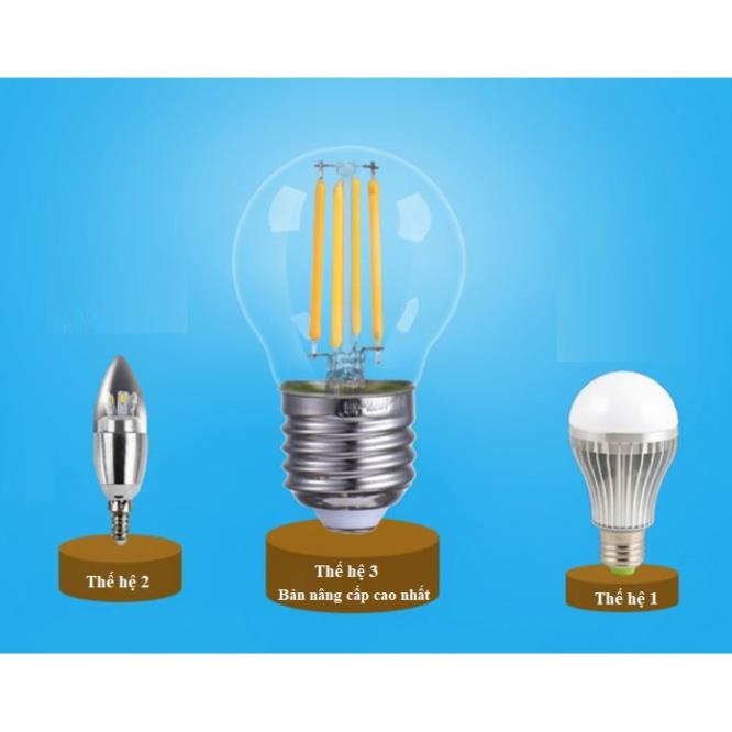 Bộ 8 bóng đèn Led Edison G45 4W đui E27.