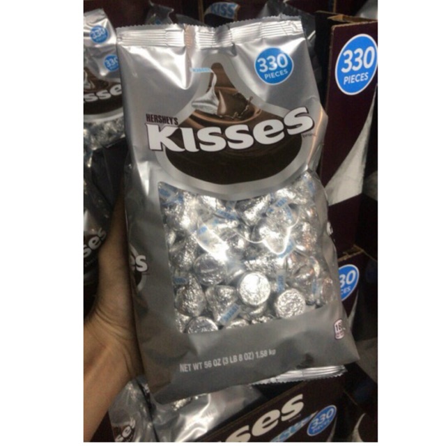 Date 12 / 2021 - Chocolate Kisses Milk 1,58kg Mỹ