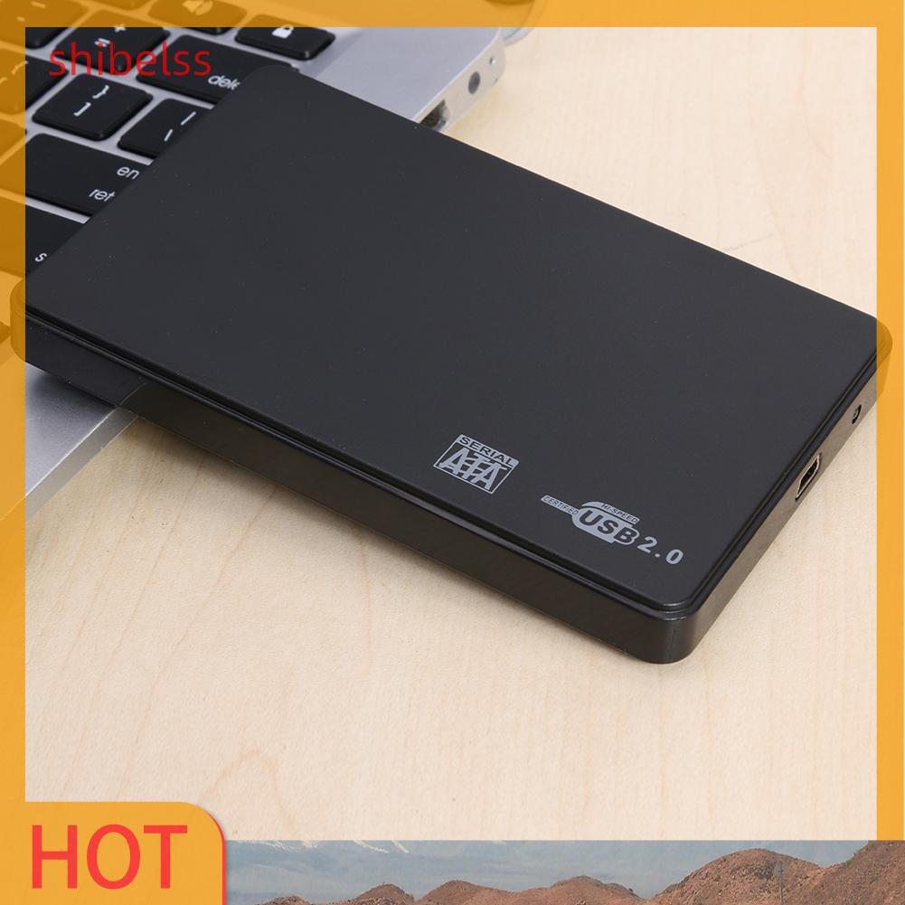 Hộp Đựng Ổ Cứng Ngoài Shibelss 2.5 Inch Sata Usb2.0 Hdd | BigBuy360 - bigbuy360.vn