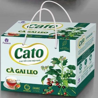 CÀ GAI LEO CATO THẢI ĐỘC GAN, GIẢI RƯỢU HỘP 39 GÓI