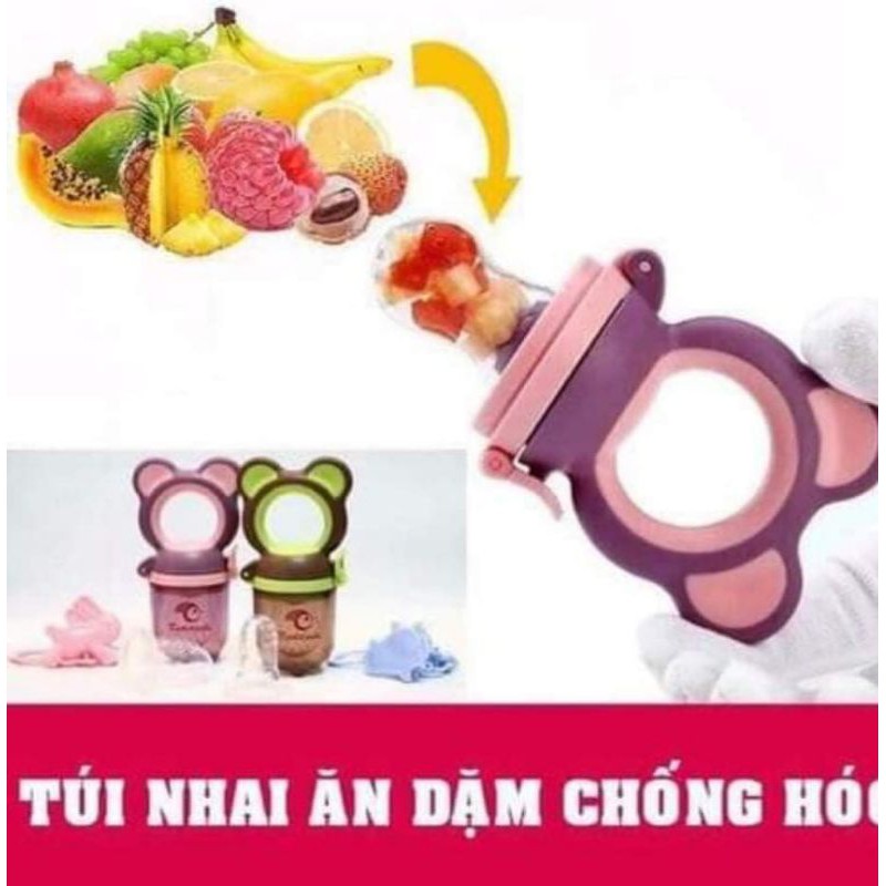 Túi Nhai Dặm Chống Hóc KiChi nhập khẩu chính hãng NHẬT BẢN