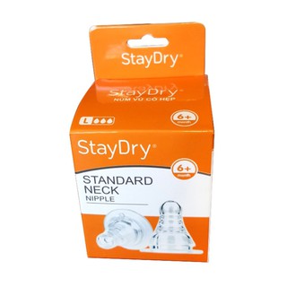 Núm vú cổ hẹp StayDry (2 cái/hộp)
