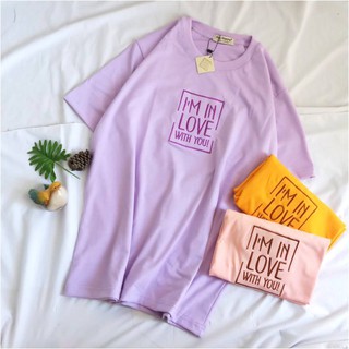 Áo Thun Freesize Unisex in love with you