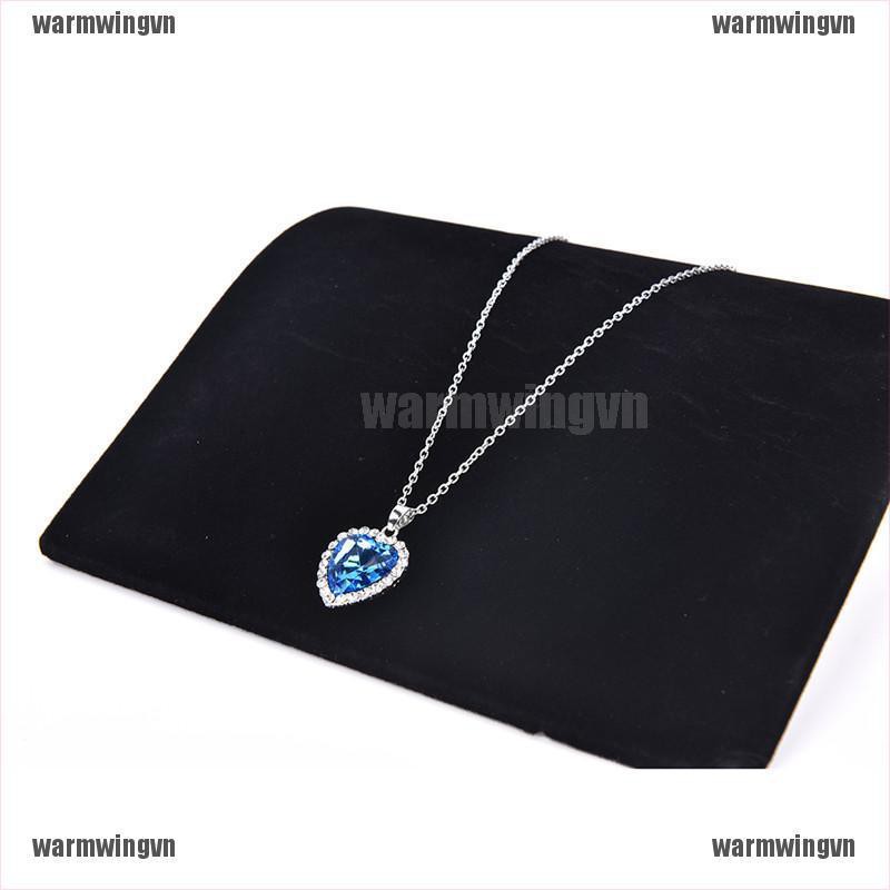 Vòng cổ Mặt Trái Tim Đính Đá Pha Lê