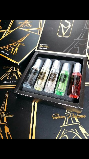 Set Bộ Nước Hoa Tháp 5 Chai