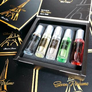 Set Bộ Nước Hoa Tháp 5 Chai