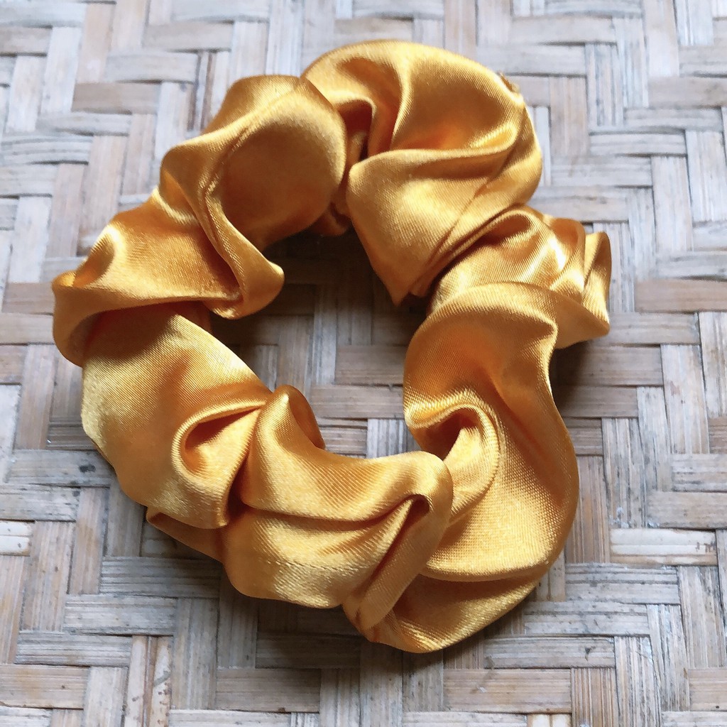 Scrunchies cột tóc phi bóng còn lẻ màu