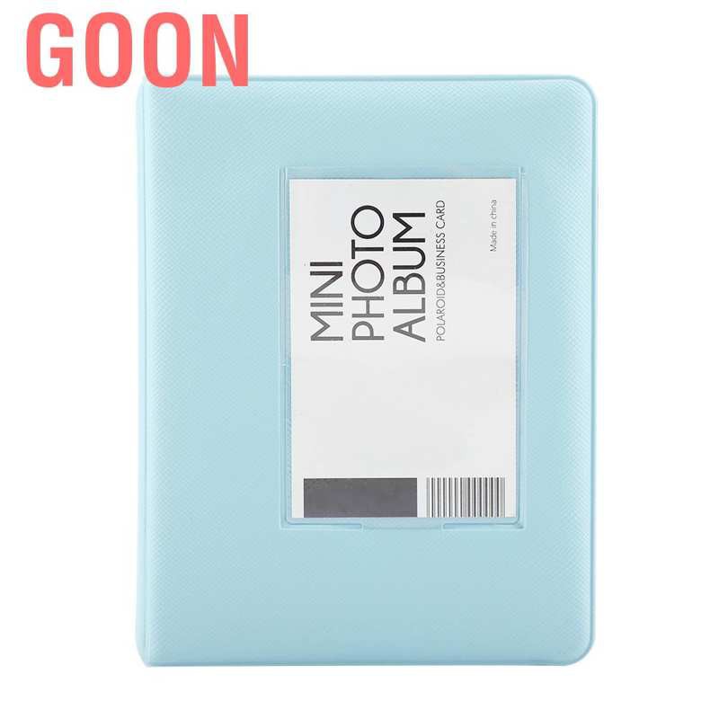 Goon 64 Pockets 3 Inch Mini Polaroid Photo Album for Fujifilm7s/8/25/50s/90 Picture Case Storage