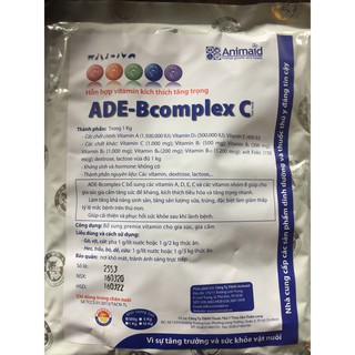 ADE BCOMPLEX C 500g/bì và 1kg. thuốc bổ cho gà đá.