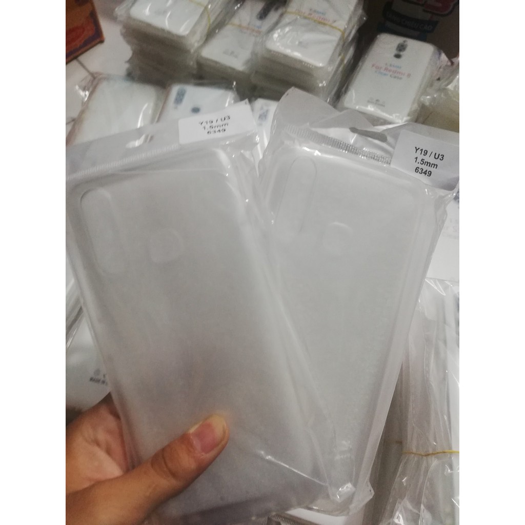 Ốp Lưng Vivo Y19/ U3-Dẻo-Trong suốt-Lâu ố vàng