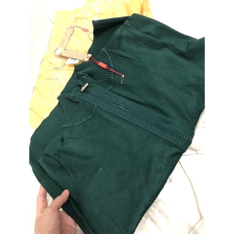 Áo khoác thun len trung niên hàng QC dây kéo | BigBuy360 - bigbuy360.vn